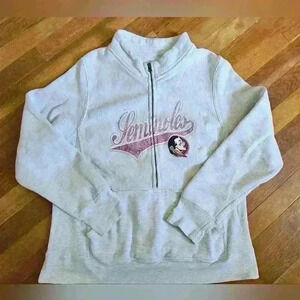Women's Florida Seminoles Half Zip Pullover Sweatshirt